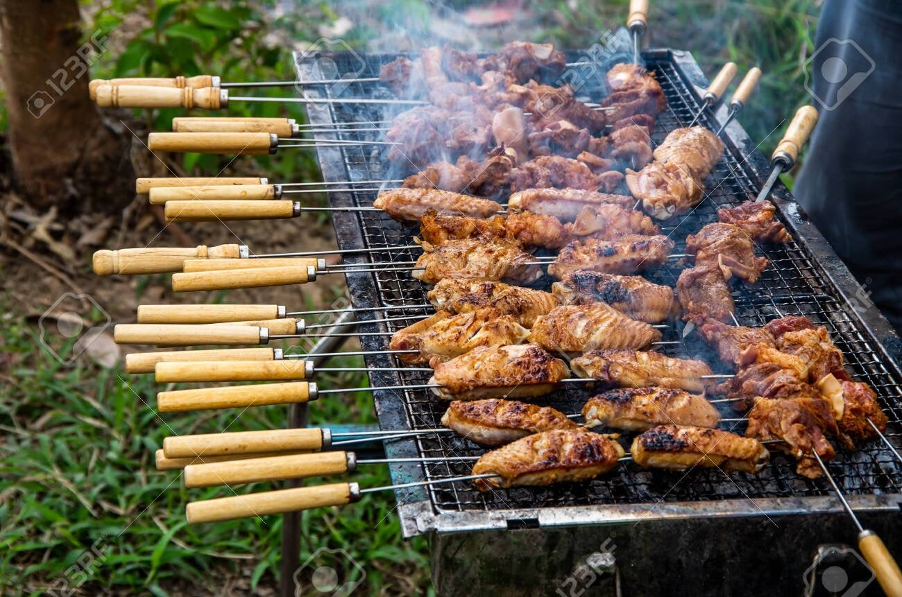 Brochettes de Poulet marinées