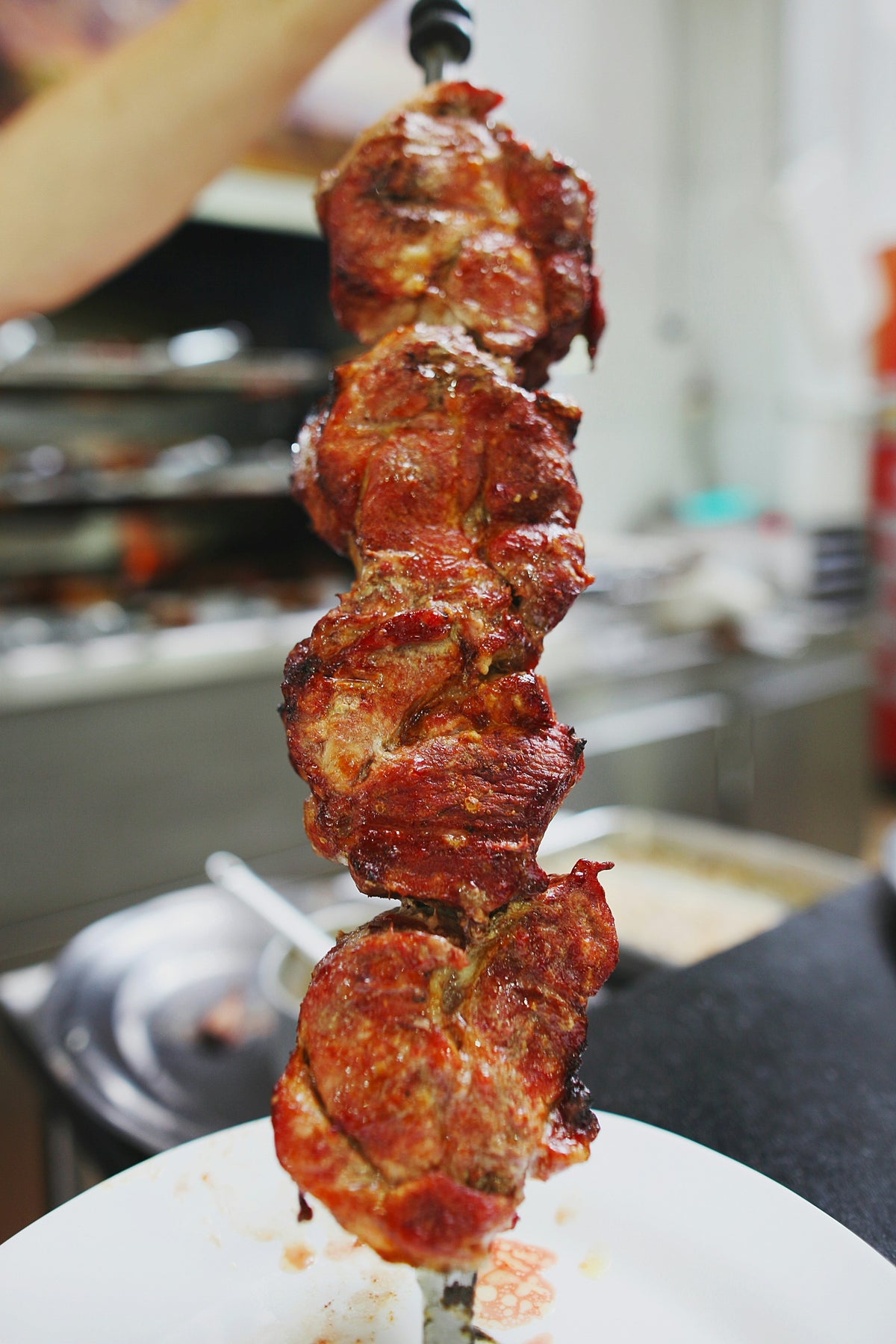 Brochette agneau mariné