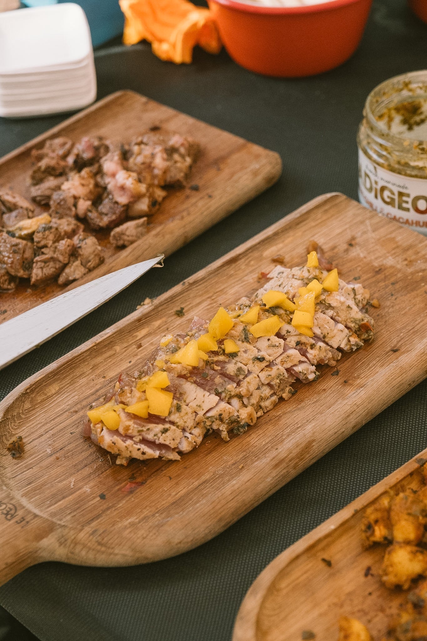 Tataki de saumon - Marinade Sweet Chili & Cacahuètes